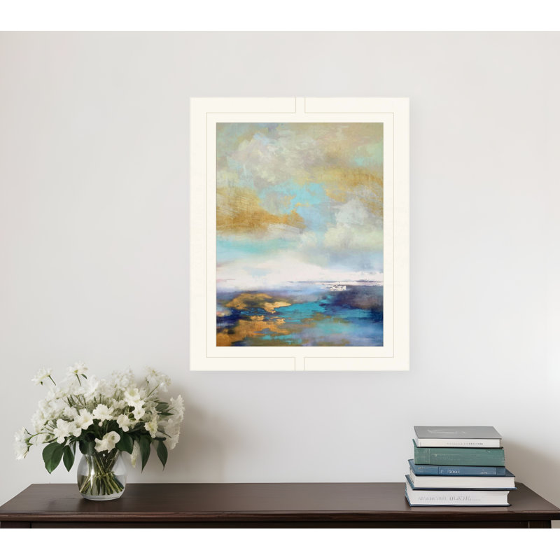 Iridescence, art encadré doré encadré