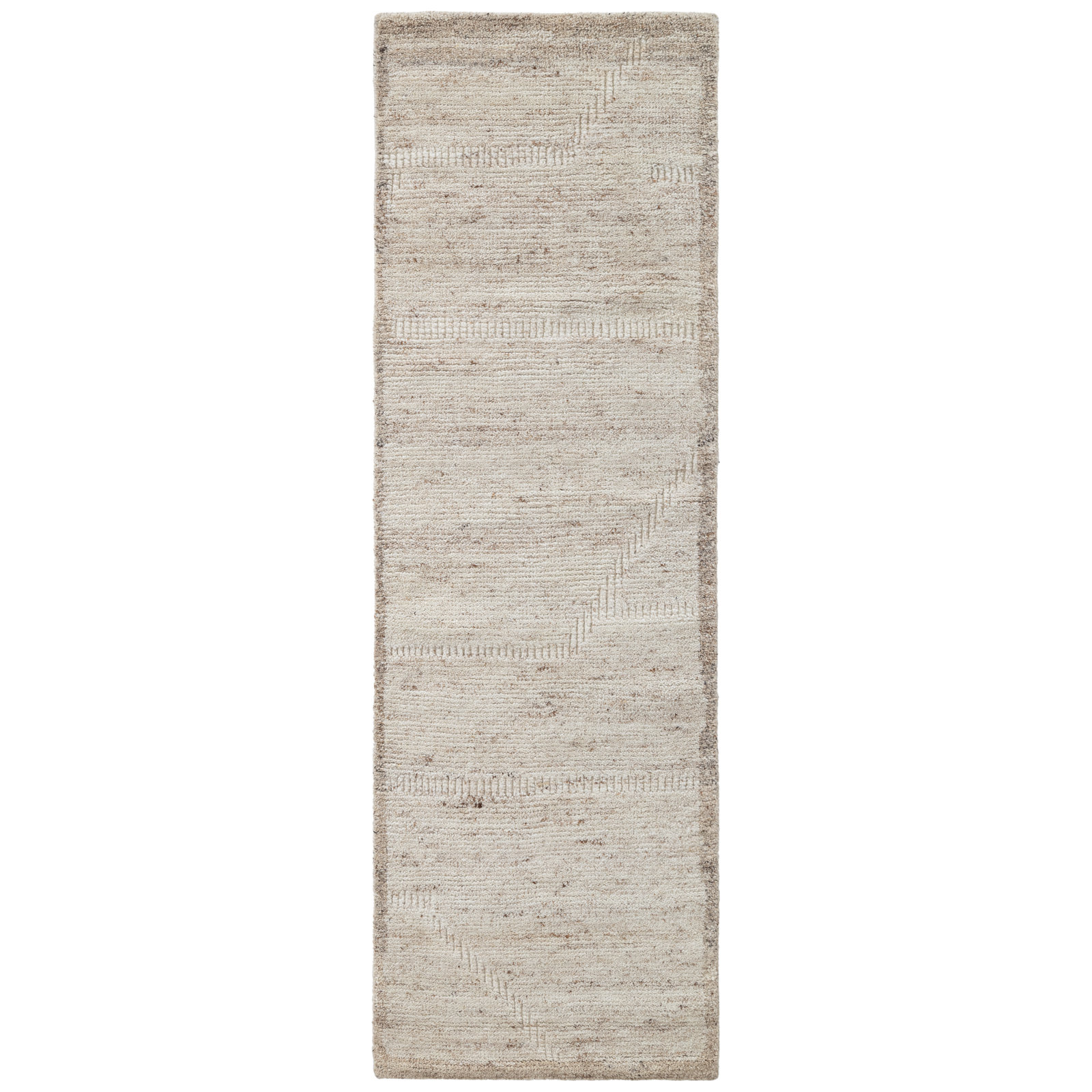 Aya Hand-Knotted Wool Rug, Runner 2'6" x 8'