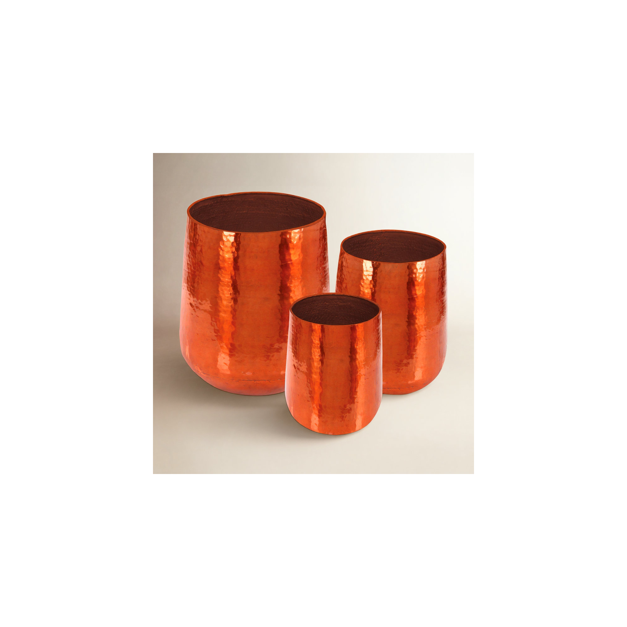Timblin Pot Planter - Set of 3, Copper