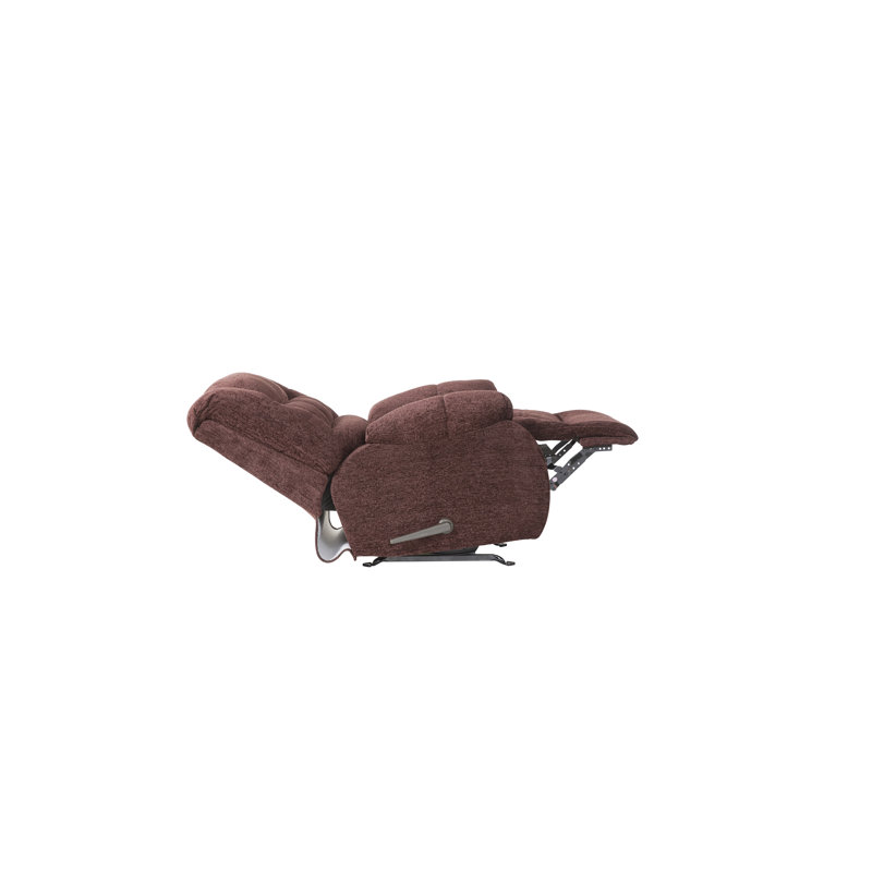 Amon Upholstered Recliner, Rosewood