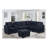 Sectional Sofa, Dark Blue
