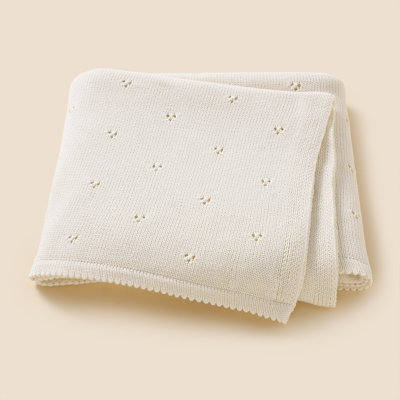 Couverture en coton Pointelle