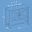 12 Pair Stackable Shoe Storage Cabinet