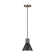 Luminaire suspendu conique simple 1 lumière Byers