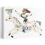 Whimsical Horse Ride Playful Whimsical Contemporary Horse Wall Art Print by Mathieu - Wrapped Canvas Print-1082748071