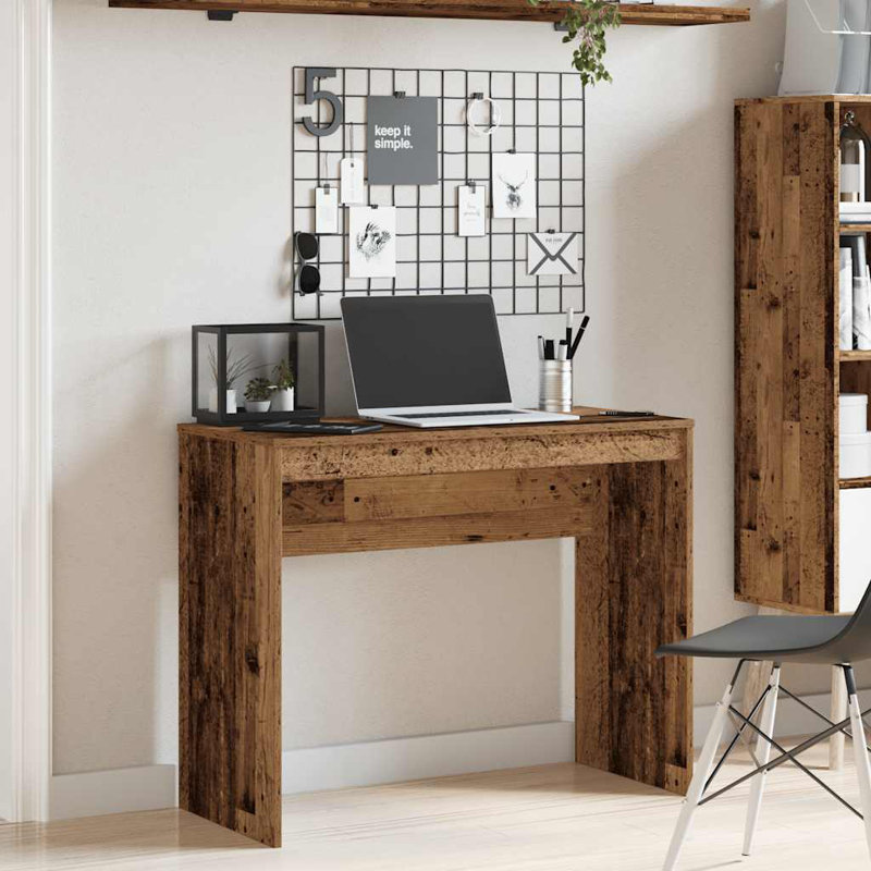Frogerth Computer Desk, Old Wood