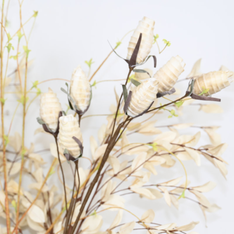 Branche d'eucalyptus de coton artificiel 36 po pour remplissage de vase 36 po