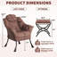 Upholstered Bean Bag Chair-1208570268