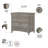 Ozro L-Shape Credenza Desk with Hutch-393286541