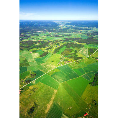 Latavion Rural Landscape - Wrapped Canvas Print