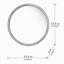 Miroir rond en bois de 70 cm (27,5 po), miroir mural décoratif