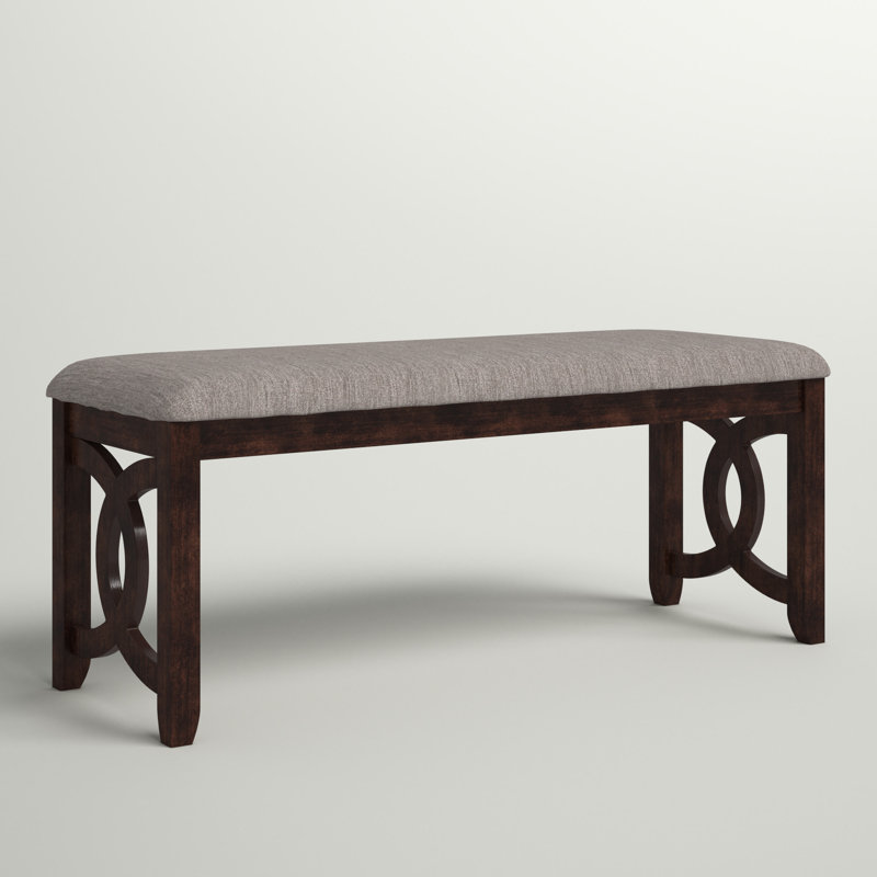 Fabric Upholstered Bench, Brown