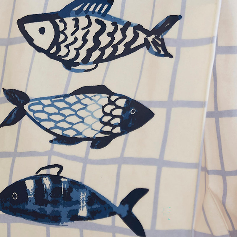 Catch Of The Day 100% Cotton, PVC Coating Picnic Tote Bag