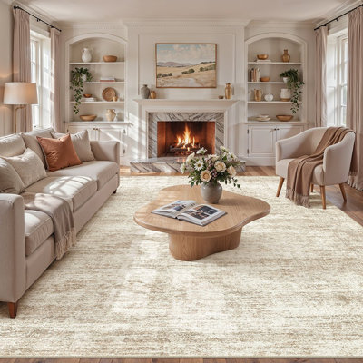 Tapis lavable rétro polyvalent - Tapis rétro antidérapant à motif floral pour salon, chambre à coucher, balcon - Tapis absorbant résistant à la décoloration pour la maison