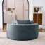 Fauteuil d'appoint, canapé simple rond de 55 po, fauteuil-lit moderne moelleux pour le salon, la chambre à coucher, le salon et la salle de projection, aucun assemblage requis-318169112