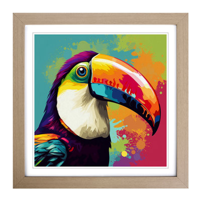 Toucan Pop Art No.2 - Framed Print