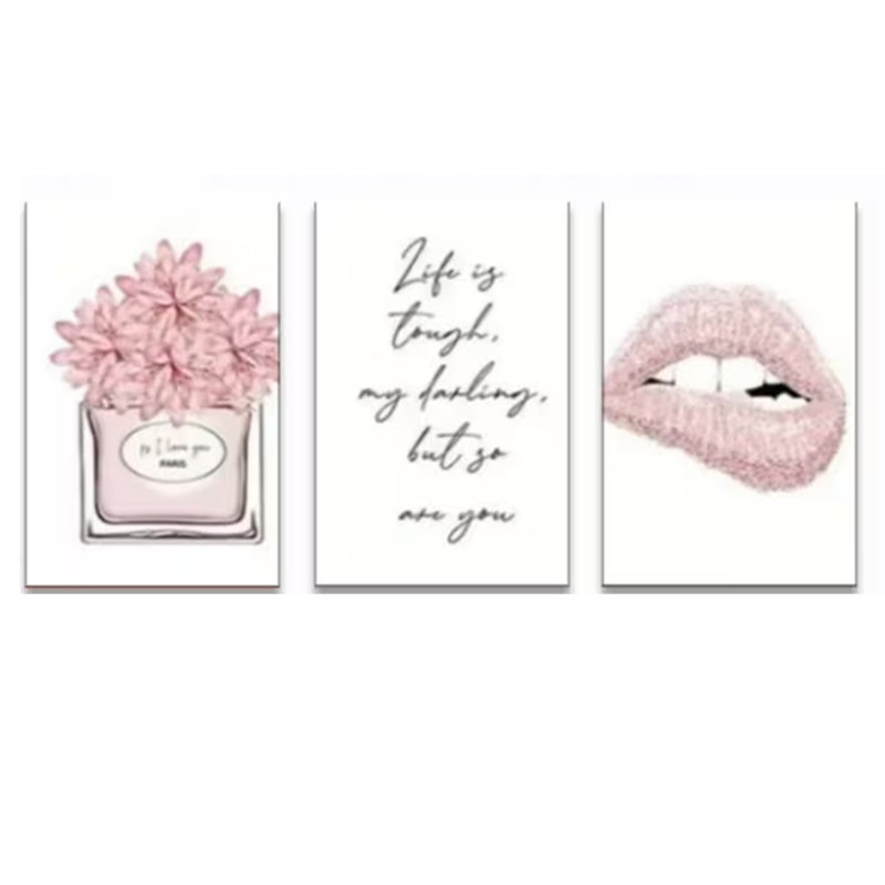 3 Piece Wrapped Canvas Wall Art