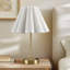 Lampe de table d'appoint à contrôle de prise et à intensité variable avec prise de courant dorée Voir ci-dessous