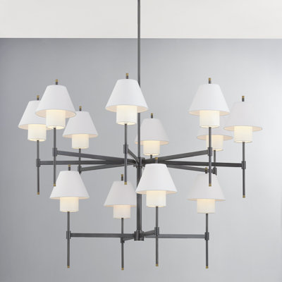 GLENMOORE 12 LIGHT CHANDELIER