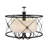 Nashwa Fabric Semi Flush Mount