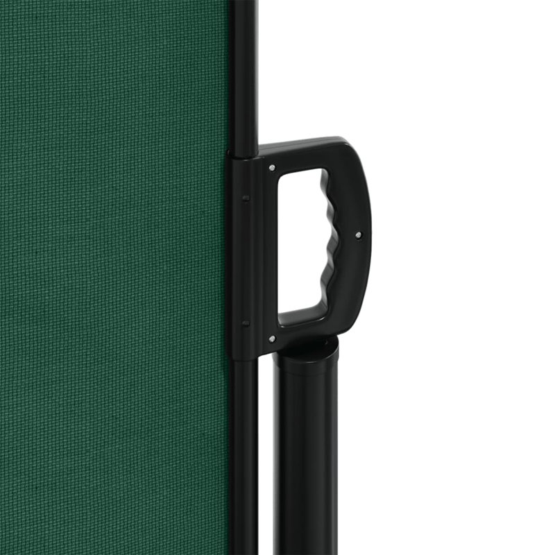 Dakota Fields Retractable Side Awning, 100cm H x 600cm W, Dark Green