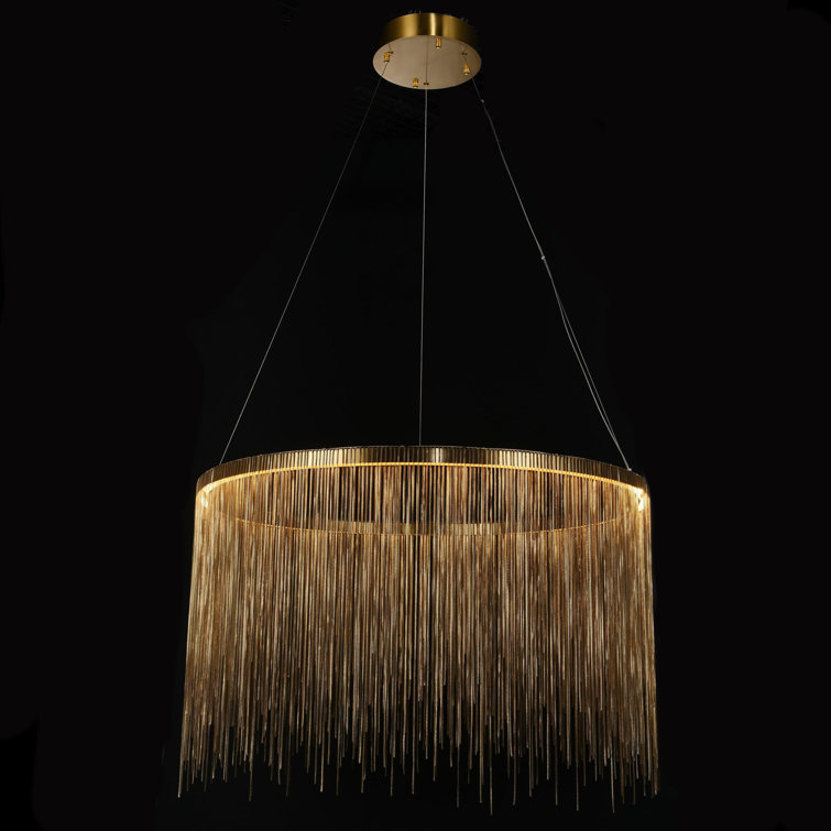 Dinges 20 - Light LED Wagon Wheel Chandelier