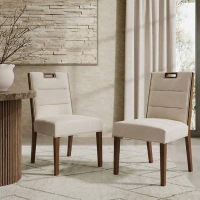 Chaises de salle à manger rembourrées Vertex Mid-Century