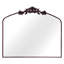 Miroir rétro vintage avec cadre baroque orné, miroir mural de salle de bain-934701678