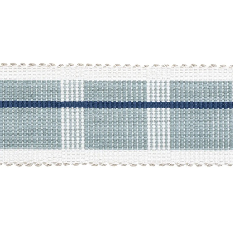 Schumacher x Stephanie sceau brun calcada moyen, Bleu / bleu clair / blanc