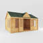 Mercia 17ft x 13ft Clock Tower Log Cabin