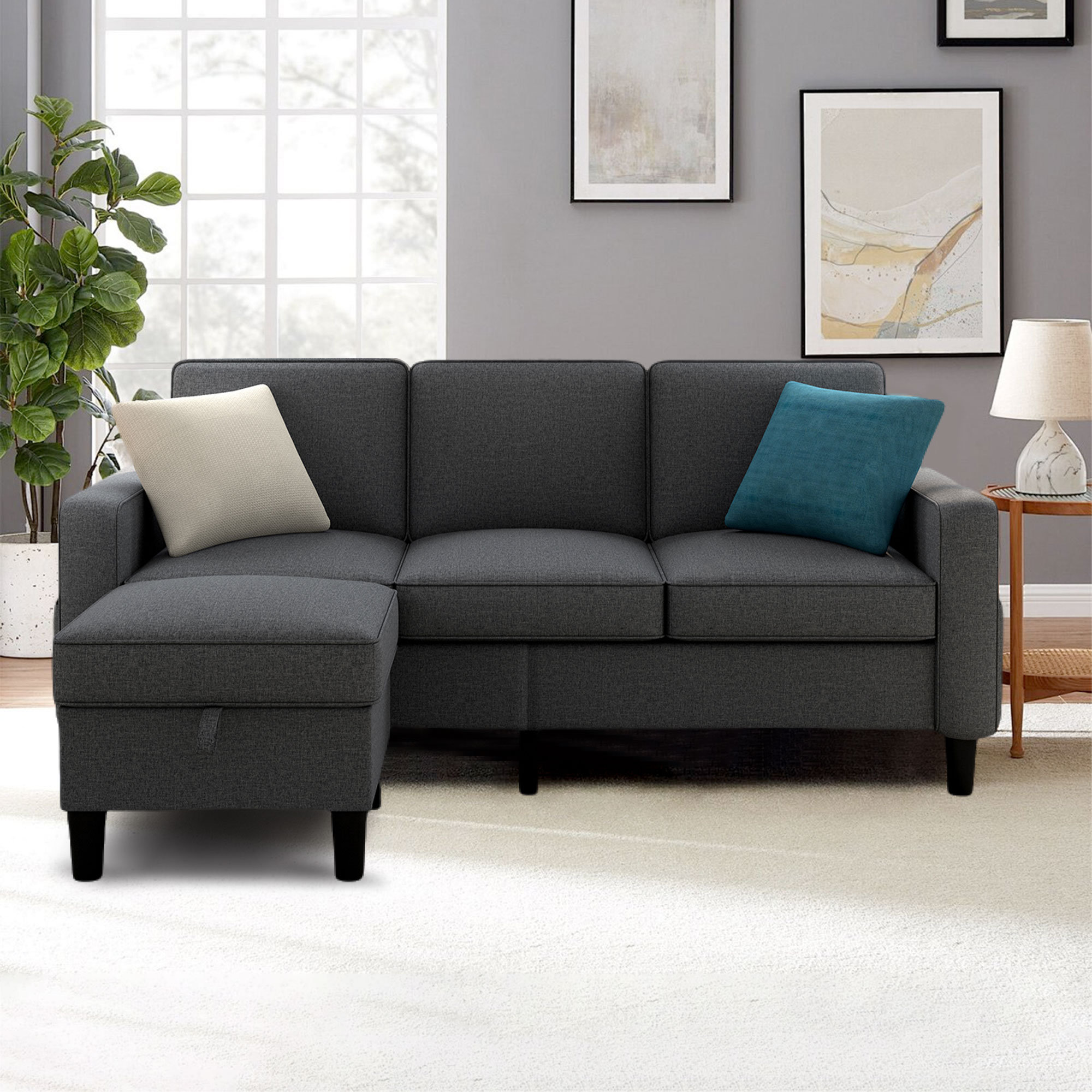 Ebern Designs Caylib 78'' Upholstered Sofa 