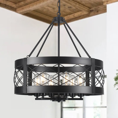6 lumières lumineuses plafonniers cylindriques 21,65 "à géométrie variable pour le vestibule du salon de l'îlot de cuisine