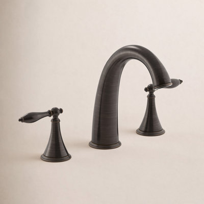 Finial Deck-Mount Bath Faucet Trim