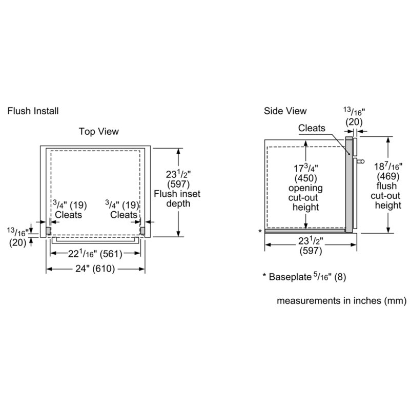 500 Series 24" Convection Electric Single Wall Oven