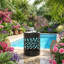 Table d'appoint en fer à motif en fer l 13,75 po x P 13,75 po Christopher