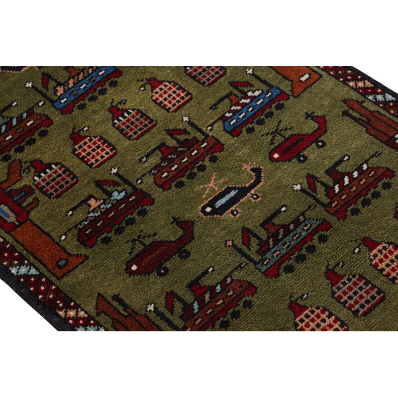 One-of-a-Kind 2'X2'11 No Wool Area Rug