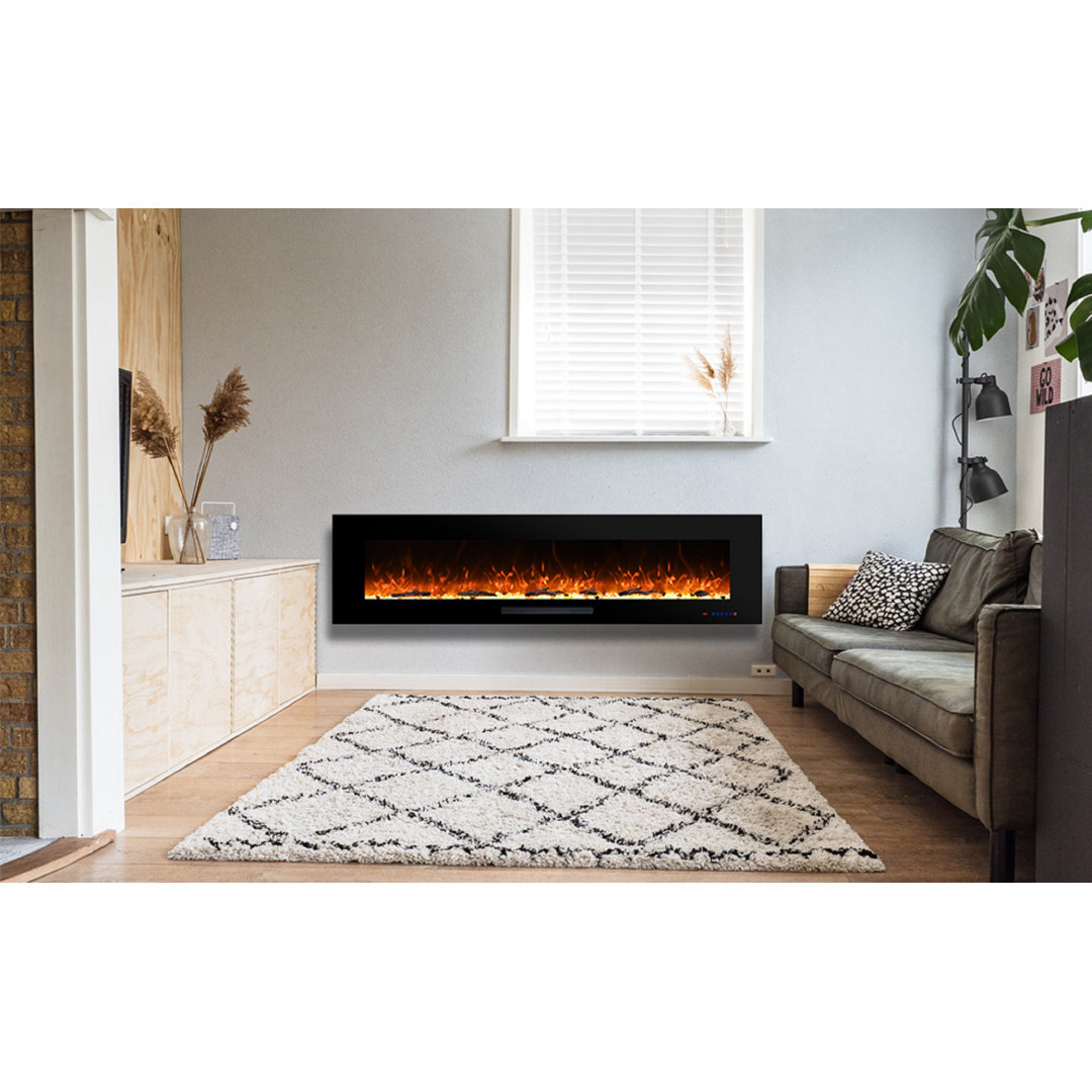 Craigmore Wall Mounted Electric Fireplace Symple Stuff 