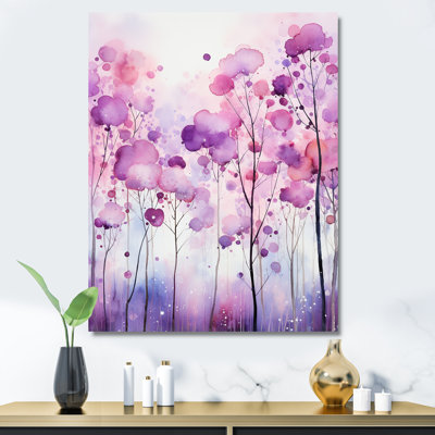 Explosion de fleurs de bohème mauve
