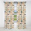 Rideau occultant scandinave Midcentury Delight I - Mid-Century à motif géométrique - 1 panneau-107539318