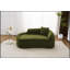 Méridienne courbée Compression avec méridienne moderne en chenille intérieure avec canapé-lit et coussin profond-1444809545