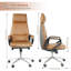 Chaise de bureau pivotante à 360° avec accoudoirs-1601068286-1601068287
