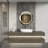 Naiha Aluminium Frame Circle Wall Mirror-1209272090