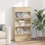 Wood Free Standing Magazine Rack-1259124777