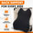 Cheer Collection Memory Foam Lumbar Support Pillow for Car with Dual Straps & Washable Jersey Cover