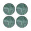 Sous-verres ronds en cuir malachite Agate-119015171