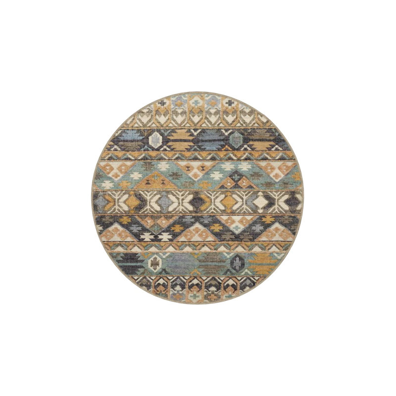 Tapis d'intérieur / extérieur brun Aura, Rectangulaire 8 pi x 10 pi
