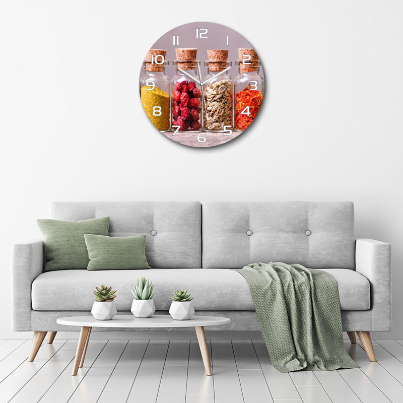 Joncarlos Glass Wall Clock