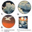 Impression sur toile Coastal Seagull Symphony Papercut II - Animaux-91249856-91249859