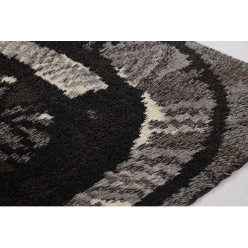 Scandinavian One-of-a-Kind 4'9x6'8 Hand Knotted Area Rug