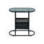 Table de chevet ovale